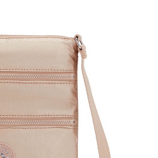 Kipling Keiko Metallic Crossbody Mini Tassen Goud | BE 1335GS